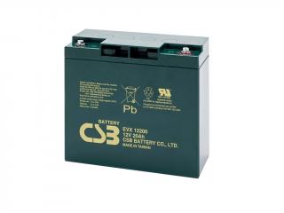 Baterie CSB 12V 20Ah pro čtyřkolky, elektrokoloběžky elektrokola