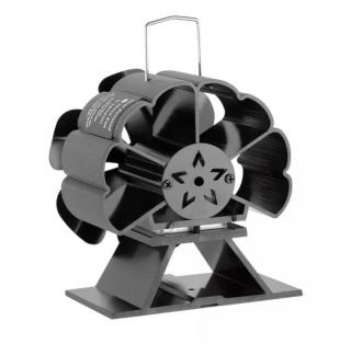 Teplem poháněný ventilátor s 5 lopatkami