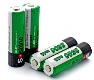 4x Nabíjecí baterie NiMh AA 1,2V 2500mAh - Soshine