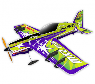 Akrobatický RC model MX2 Toxic - Indoor ARF Original zelený
