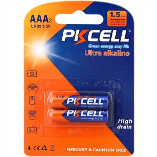 Alkalická baterie AAA - LR03 (1,5V) PK CELL 2ks