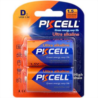 Alkalická baterie LR20 D - (1,5V) PK CELL 2ks