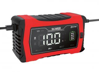 Autonabíječka P10-RED 12V/ 24V 10A Lithium, LiFePO4, Pb (GEL, AGM, SLA, WET, EFB, Flooded)