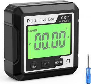 BH1 digitální úhloměr/ vodováha s magnetickou základnou a LCD displejem