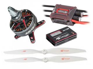 Combo AM480 650kv, ESC-AM66A, 2x vrtule 13x6.5, AM link