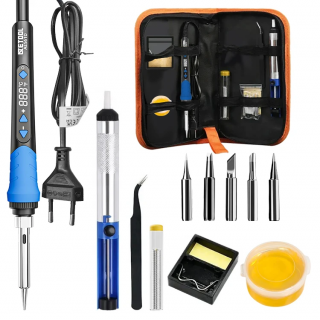 Digitální páječka ATETOOL AE561D 68W (500°C) - kompletní set