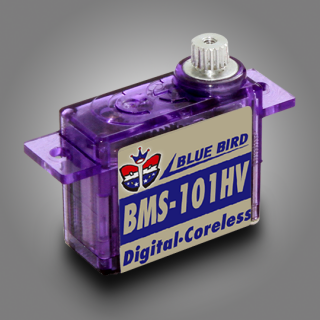 Digitální servo BMS-101HV 4,4g/0,06s/1,1kg Blue Bird servo