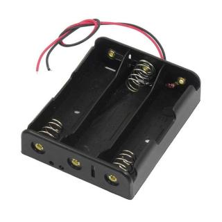 Držák baterie akumulátoru li-ion 3x18650