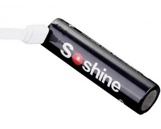 Li-ion baterie Soshine 18650 USB-3.7 3600mAh s PCB