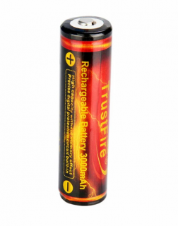 Li-ion Baterie TrustFire 18650 3000mAh 1C s PCB (Buttom Top)