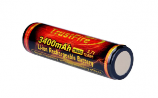 Li-ion Baterie TrustFire 18650 3400mAh 1C