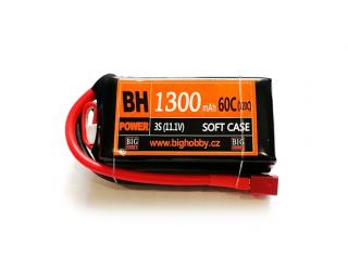 Li-pol baterie 1300 mah 3S 60C (120C) BH Power