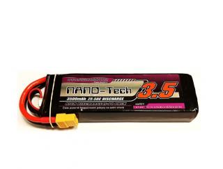 Li-pol baterie 3500mAh 3S 25C (50C) Bighobby-NANO Tech