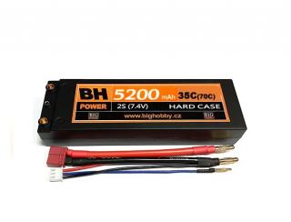 Li-pol baterie 5200 mAh 2S 35C (70C) HC (A) BH Power