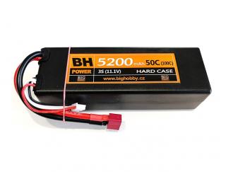 Li-pol baterie 5200 mAh 3S 50C (100C) HC (pevný obal) BH Power
