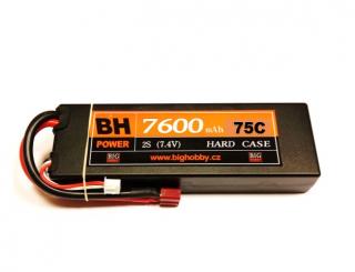 Li-pol baterie 7600 mAh 2S 75C (150C) HC (B)  BH Power