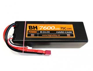 Li-pol baterie 7600 mAh 3S 75C (150C) HC (pevný obal) BH Power