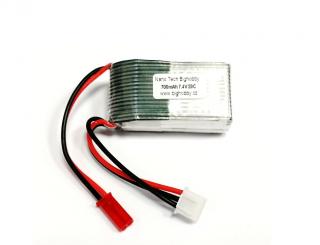 Li-pol baterie 900mAh 2S 25C (35C) - JST  Bighobby-NANO Tech