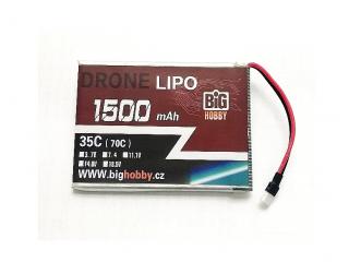 Li-pol baterie DRONE LIPO 1500mAh 1S 35C (70C)