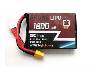 Li-pol baterie DRONE LIPO 1800mAh 4S 80C (160C)