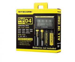 Nabíječka baterií Nitecore D4 pro Ni-CD/ Ni-MH/ Li-Ion/ LiFePO4