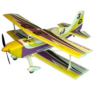Polomaketa akrobatického dvojplošníku Ultimate 3D ARF 1000 fialová