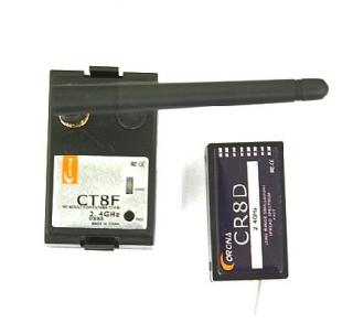 Přijímač s modulem do vysílače Corona 2.4GHz modul CT8F+CR8D pro Futaba (DSSS)