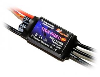 Regulátor otáček 120A Maytech FP32- FALCON Pro 32bit - (2-8S) SBEC