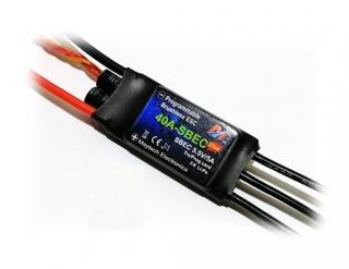 Regulátor otáček 40A Maytech FP32- FALCON Pro 32bit-SBEC