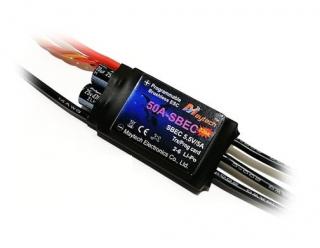 Regulátor otáček 50A Maytech FP32- FALCON Pro 32bit - SBEC