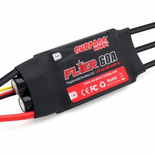 Regulátor otáček 60A Surpass FLIER V2 - 32 bit SBEC - 8A