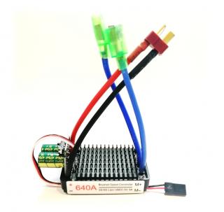 Stejnosměrný regulátor otáček 120A (640A) Regulátor BH Power Car ESC