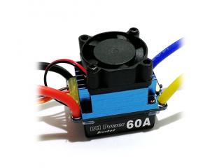 Stejnosměrný regulátor otáček  60A BH Power Car ESC - FAN