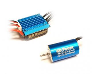 *Střídavý elektromotor 2440 4000kv+25A pro RC auta Combo BH Power