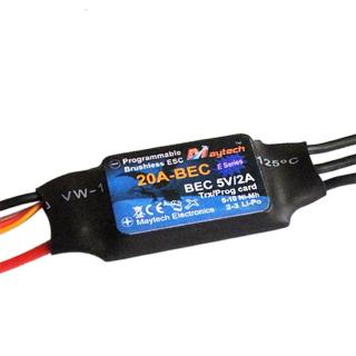 Střídavý regulátor rychlosti 5V/2A Maytech MT20A HE-ECO- BEC, 2-3S