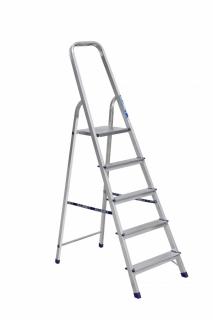 Alumet, schůdky 4+1, 5 stupňů