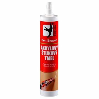 DEN BRAVEN | Akrylový tmel štukový | bílý | 310 ml