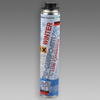 DEN BRAVEN | Montážní pěna nízkoexpanzní | WINTER | 750 ml|pistole