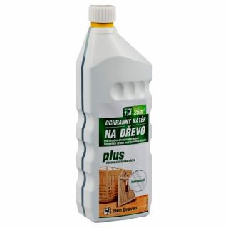 DEN BRAVEN | Ochranný nátěr na dřevo PLUS  -  1000ml
