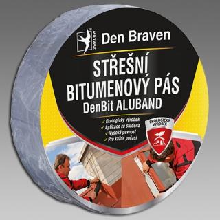 DEN BRAVEN | Střešní bitumenový pás DenBit HLINÍKOVÝ,  50mm x 10m