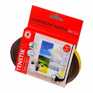 DEN BRAVEN | Těsnicí profily z EPDM pryže K, hnědý   -  9mm x 4mm x 6m