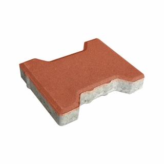 DITON | Dlažba zámková červená, 20x16x6cm