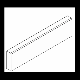 DITON | Obrubník parkový 100 x 25 x 8 cm přírodní