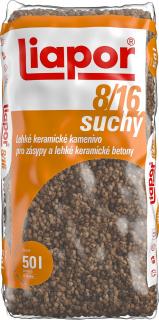 Keramické kamenivo Liapor (keramzit) 8-16mm 50 l/25 kg