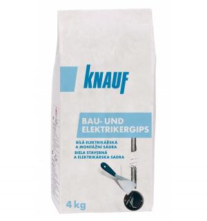 Knauf | BAU- UND ELEKTRIKERGIPS/Elektrikářská a montážní sádra, 4kg