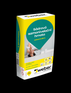 Samonivelační sádrová stěrka Weber nivelit S, 25kg