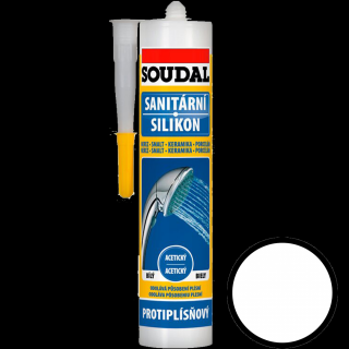 Soudal sanitární silikon, bílý 280ml