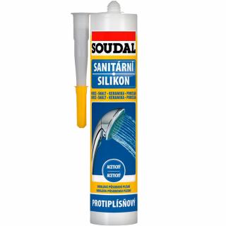 Soudal sanitární silikon, transparent 280ml