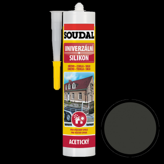 Soudal univerzální silikon černý 280ml