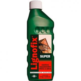 Stachema | Lignofix Super 0,9kg, ošetření již napadeného dřeva, bezbarvý